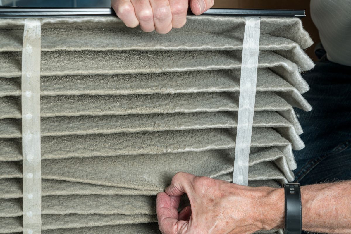 Dirty air filter